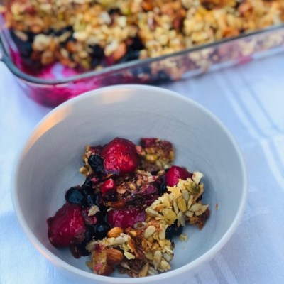 Winter Berry Crumble